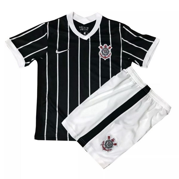Camiseta Corinthians Paulista Segunda equipo Niño 2020-21 Negro